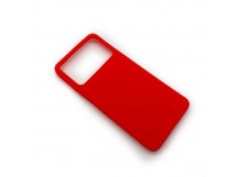 Чехол Xiaomi Poco M4 Pro 4G Силикон Матовый Красный