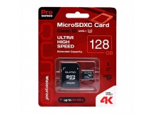 Карта флэш-памяти MicroSD 128 Гб Qumo без SD адаптер Pro seria UHS-1 U3 (208464)