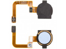 Шлейф для Realme C15 (RMX2180) сканер отпечатка пальцев Серебро