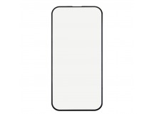 Защитное стекло "Премиум" для iPhone 14 Pro Max Черный (Закалённое+, полное покрытие)