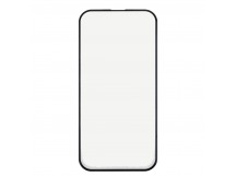 Защитное стекло "Премиум" для iPhone 14 Pro Черное (Закалённое+, полное покрытие)