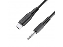 USB кабель шт.Type-C - шт.3,5мм 1м, чёрный BL8 "Borofone"