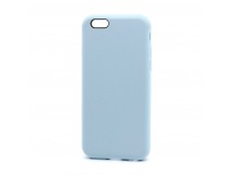 Чехол Silicone Case без лого для Apple iPhone 6/6S (полная защита) (044)  светло голубой