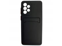                                     Чехол силиконовый Samsung A33 5G с визитницей черный*