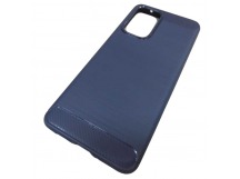                                     Чехол силиконовый Samsung A33 5G со вставками карбон темно-синий*