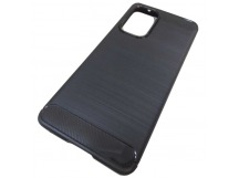                                     Чехол силиконовый Samsung A53 5G со вставками карбон черный*