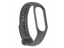 Ремешок - WB13 для "Xiaomi Mi Band 7" силиконовый (grey) (206593)