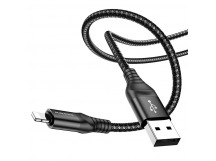 Кабель USB - Apple lightning Borofone BX56 Delightful, 100 см (black)