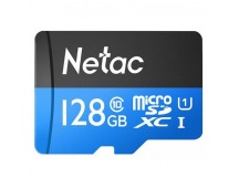 Карта памяти MicroSD 128GB Netac P500 Standard Class 10 UHS-I (90 Mb/s) без адаптера