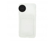                                 Чехол силиконовый iPhone 13 Pro c визитницей прозрачный* 