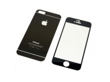                             Комплект защитных стекол iPhone 7 Plus зеркальные черные 