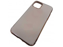                                 Чехол силиконовый iPhone 11 Pro (5.8") с хром. вставками розовый*