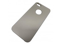                             Чехол пластиковый iPhone 5 с вырезом под логотип золотистый *