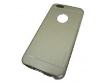                                 Чехол задняя крышка MOTOMO iPhone 6 ультра-защита (пластик-металл) золотистый