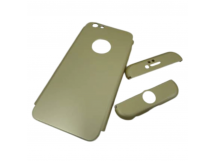                             Чехол пластиковый iPhone 6 3D 360° золотистый*