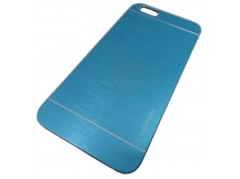                                 Чехол задняя крышка MOTOMO iPhone 6 Plus полностью металл голубой