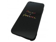                                 Чехол силиконовый iPhone 6 Plus со стеклянной вставкой (01)*