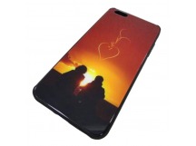                                 Чехол силиконовый iPhone 6 Plus со стеклянной вставкой (09)*