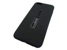                             Чехол пластиковый iPhone 6 Plus Fashion Case черный с подставкой*