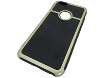                             Чехол пластиковый iPhone 6 Plus черно-золотистый*