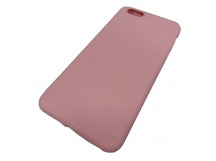                             Чехол силиконовый iPhone 6 Plus Silicone Case New Era розовый