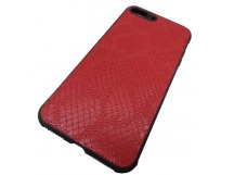                             Чехол силиконовый iPhone 7 Plus рептилия красный*