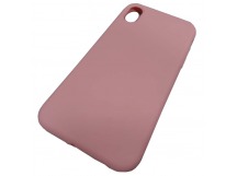                                 Чехол силиконовый iPhone X Silicone Case New Era розовый