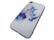                                 Чехол силикон пластик iPhone XR EDIVIA 3D принт (046)