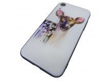                                 Чехол силикон пластик iPhone XR EDIVIA 3D принт (049)
