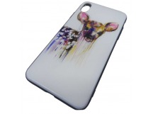                                 Чехол силикон пластик iPhone XS Max EDIVIA 3D принт (049)