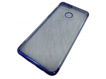                                 Чехол силиконовый Huawei Enjoy 8 Plus с хром контуром синий*