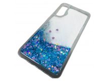                                 Чехол пластиковый Huawei Honor 20 блестки в воде прозрачный (01)*