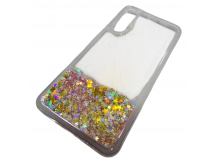                                 Чехол пластиковый Huawei Honor 20 блестки в воде прозрачный (02)*