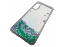                                 Чехол пластиковый Huawei Honor 20 блестки в воде прозрачный (03)*