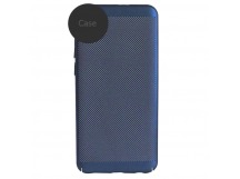                                 Чехол пластиковый Huawei P10 Soft Touch сеточка синий 