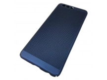                                 Чехол пластиковый Huawei P10 Plus Soft Touch сеточка синий 