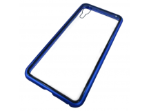                                 Чехол Huawei P20 с металлическим контуром синий*