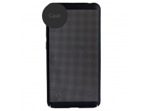                         Чехол пластиковый Huawei P8 Lite (2017) Soft Touch сеточка черный 