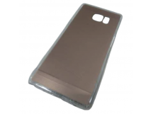      Чехол силиконовый зеркальный с полосками Samsung Galaxy Note 7 розовый 