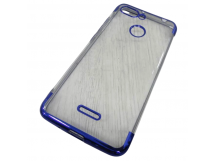                             Чехол силиконовый Xiaomi Redmi 6 с хром контуром синий*