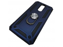                                 Чехол пластиковый Xiaomi Redmi 8 противоударный с кольцом и магнитом синий*