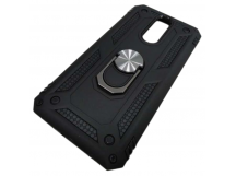                                 Чехол пластиковый Xiaomi Redmi 8 противоударный с кольцом и магнитом черный*