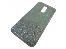                                 Чехол силиконовый Xiaomi Redmi 8 звездопад зеленый*