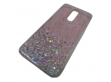                                 Чехол силиконовый Xiaomi Redmi 8 звездопад розовый*