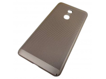                             Чехол пластиковый Xiaomi Redmi Note 4X Soft Touch сеточка золотистый