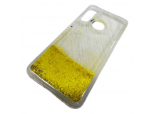                                 Чехол пластиковый Xiaomi Redmi Note 8T блестки в воде прозрачный (06)*