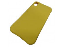                                 Чехол силиконовый iPhone XR Slim Stripe желтый