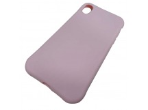                                 Чехол силиконовый iPhone XR Slim Stripe розовый