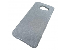                                     Чехол силикон-пластик Samsung A5 2016 (A510) Fashion с блестками серебристый