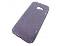                                     Чехол силикон-пластик Samsung A5 2016 (A510) Fashion с блестками фиолетовый